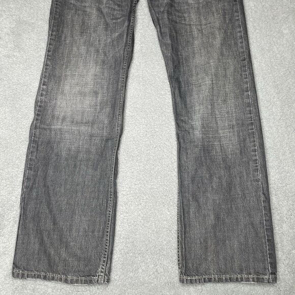 Levis 514 Straight Fit Jeans Mens 36 x 32 Gray Cotton Grey - Picture 15 of 15